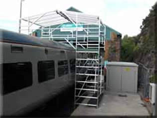Train Roof Access Platforms
