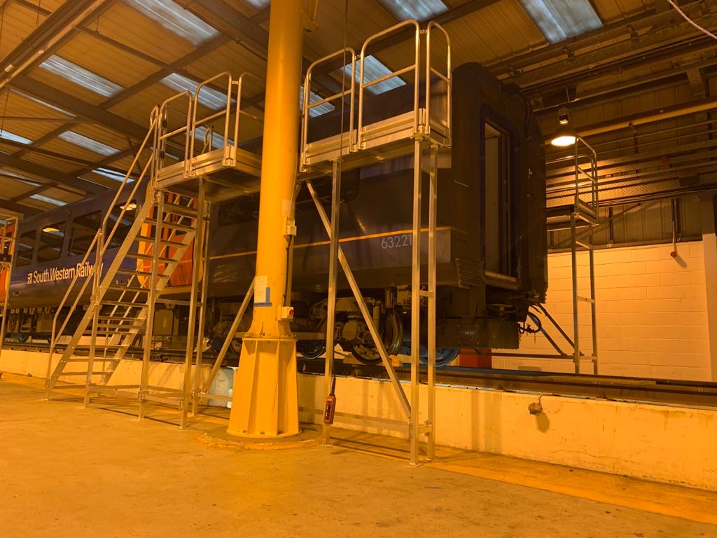 Train Roof Access Platforms and Gantries | Working at Height