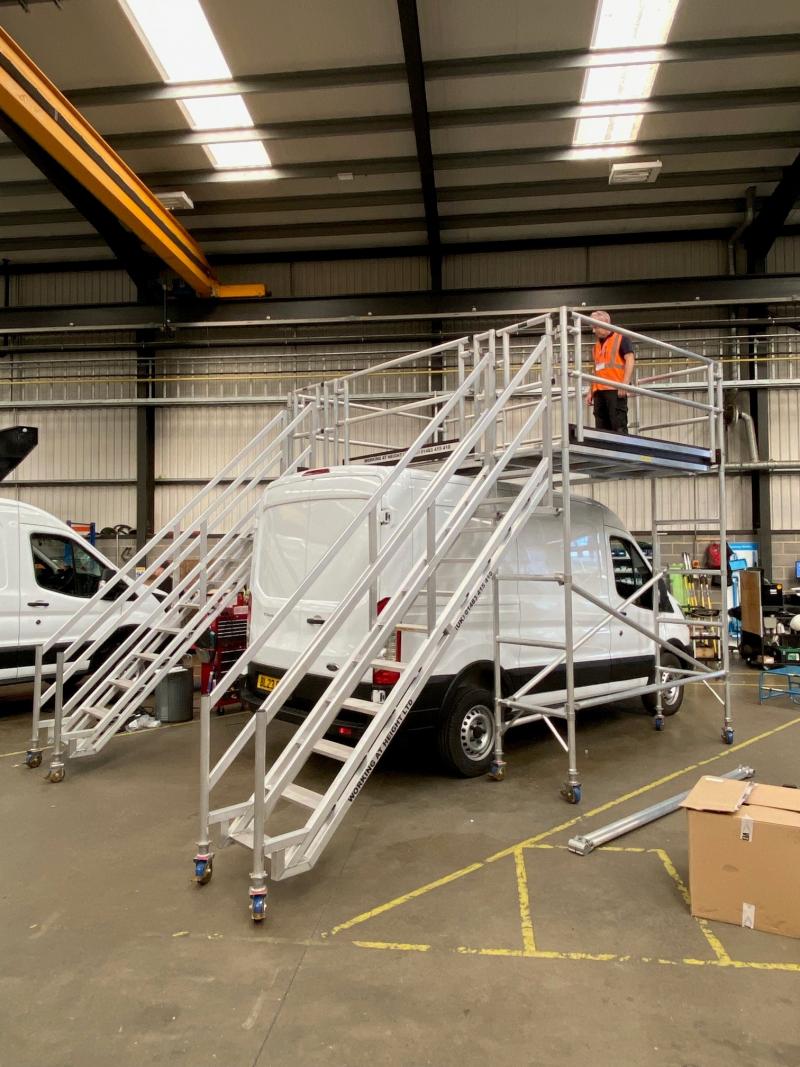 Van - Vehicle Roof Access Platforms