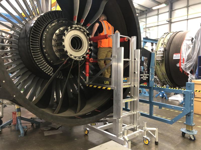 Innovative BladeGlider Access Platform Should Revolutionise Aircraft Engine Maintenance