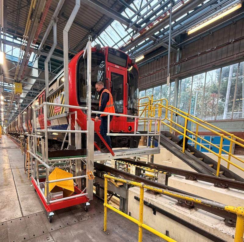 Bespoke Drawbridge Access Platform for Front of Train