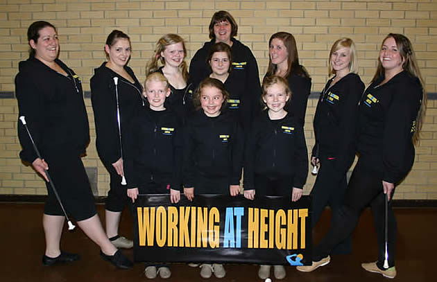 Working At Height Ltd sponsor The Phoenix Twirlstars